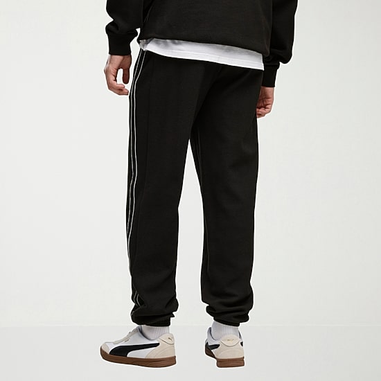 PUMA Mens Cinched Mid Rise Regular Fit Track Pant