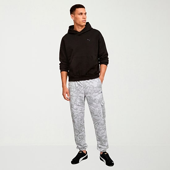 PUMA Mens Straight Regular Fit Active Cargo Pant