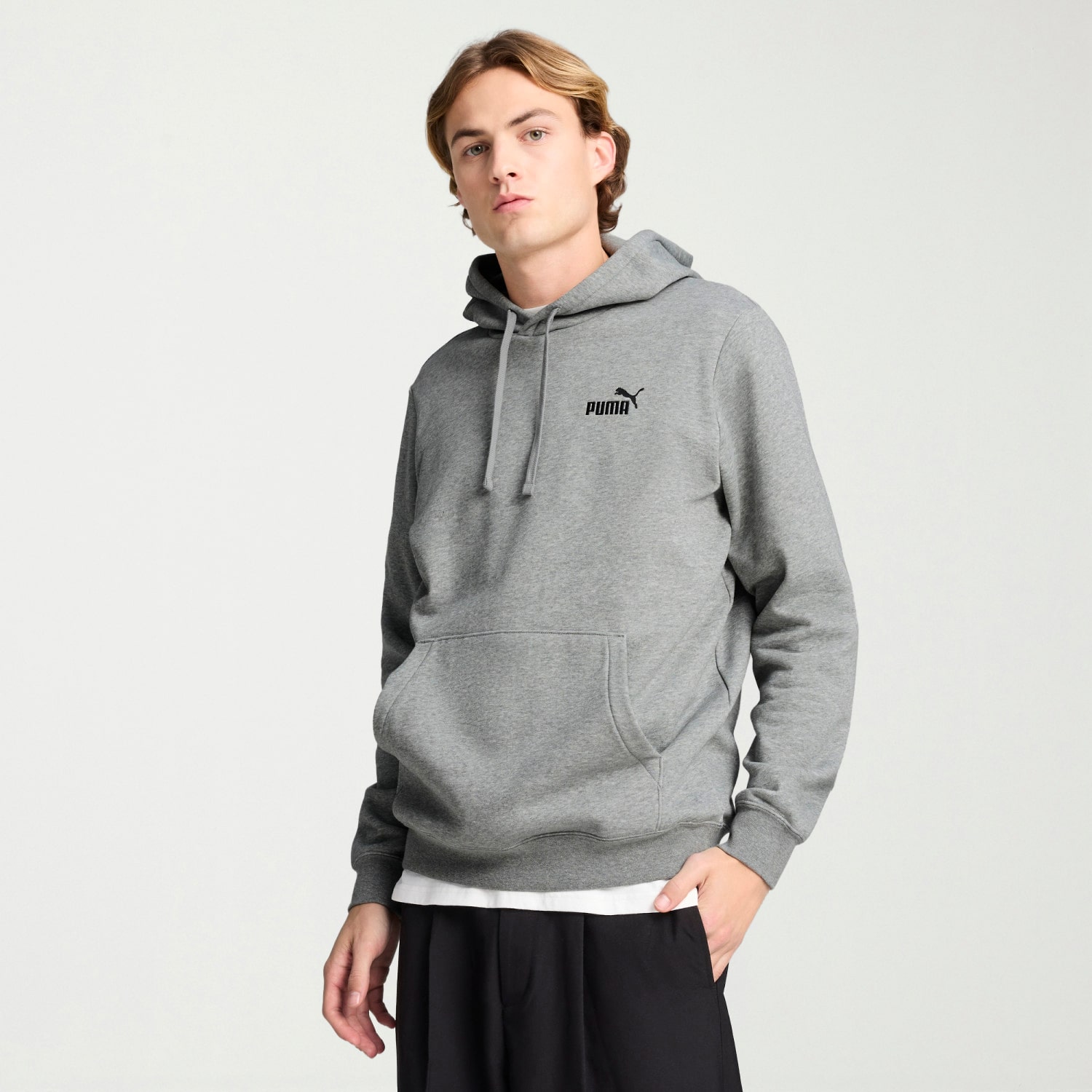 PUMA Mens Long Sleeve Fleece Active Hoodie