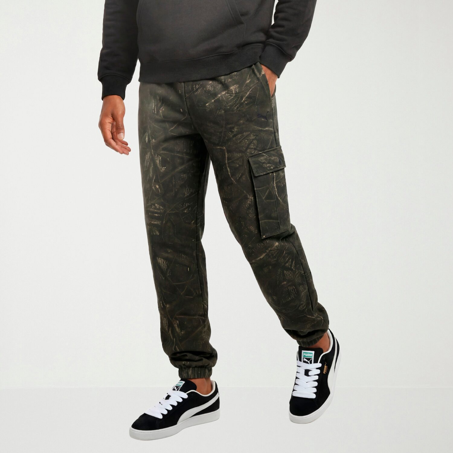 PUMA Mens Straight Regular Fit Active Cargo Pant