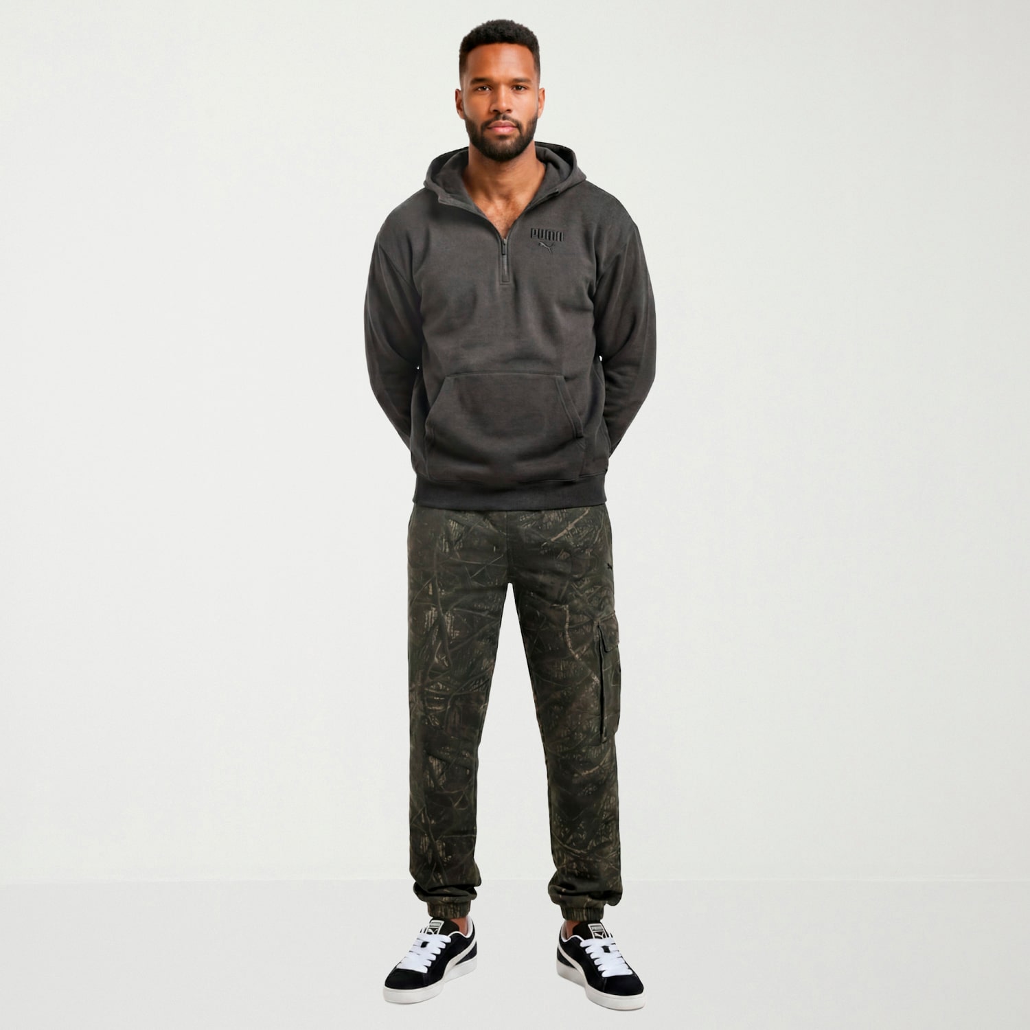 PUMA Mens Straight Regular Fit Active Cargo Pant