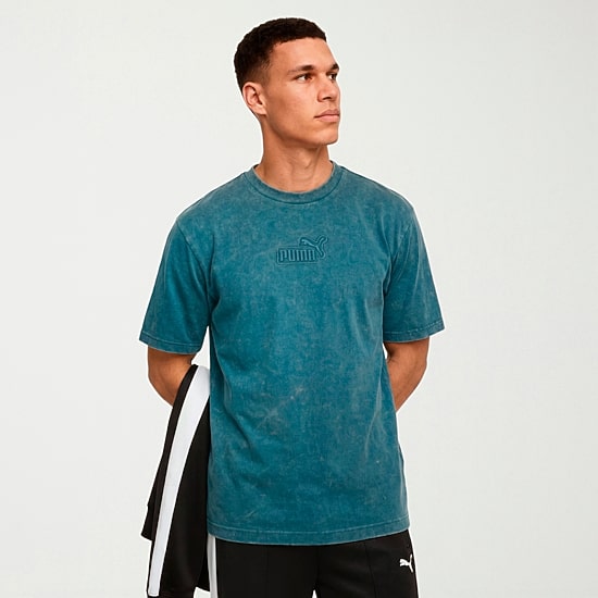 PUMA Mens Crew Neck Short Sleeve Regular Fit Graphic T-Shirt