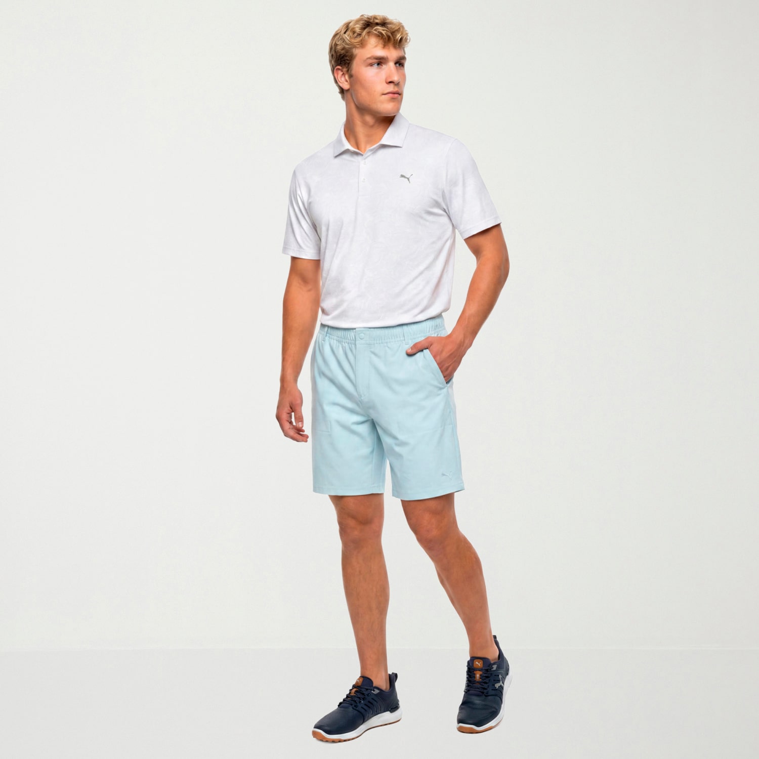 PUMA Mens Short Sleeve Polo Shirt