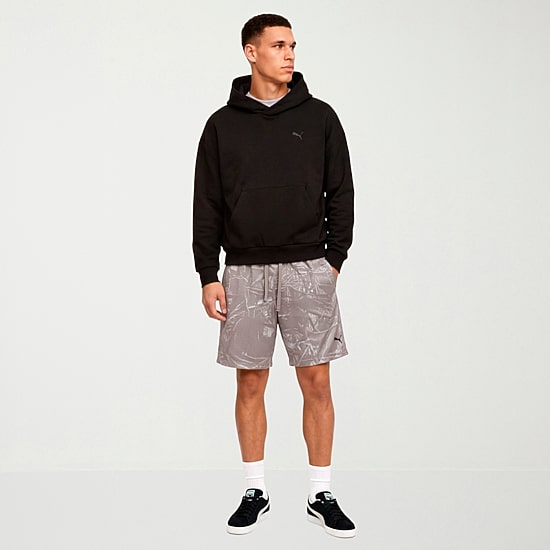 PUMA Mens 8" Mid Rise Workout Shorts