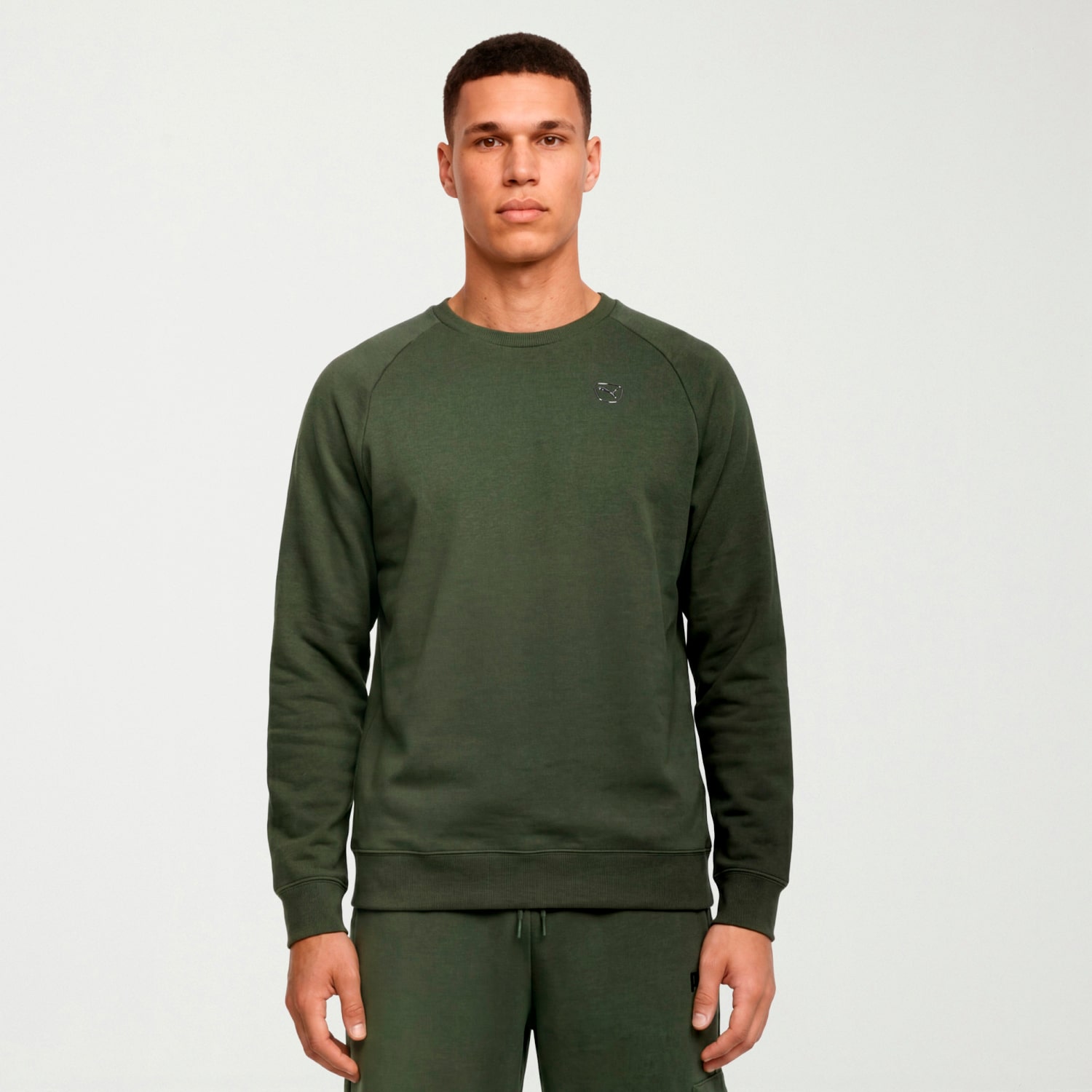 PUMA Mens Crew Neck Long Sleeve Sweatshirt