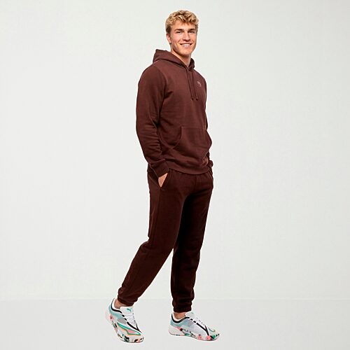 PUMA Mens Comfort Waistband Tapered Mid Rise Regular Fit Fleece Sweatpant, Xx-large, Brown