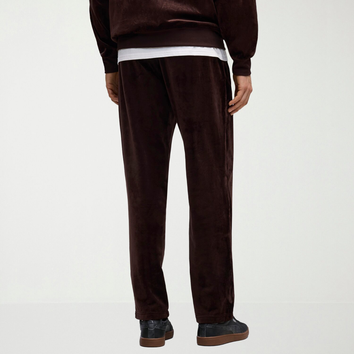 PUMA Mens Straight Mid Rise Regular Fit Track Pant