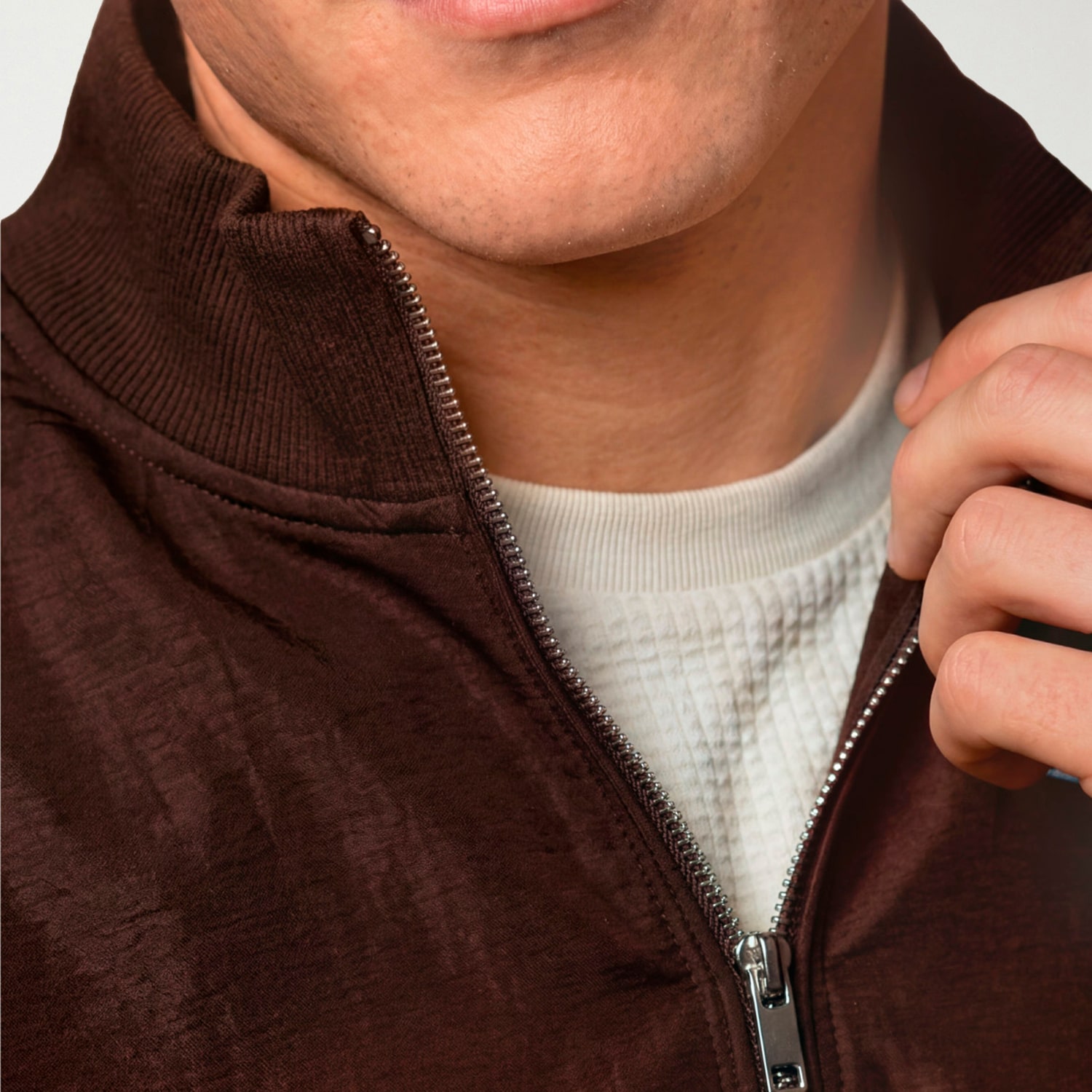 PUMA Mens Mock Neck Long Sleeve Active Quarter-Zip Pullover