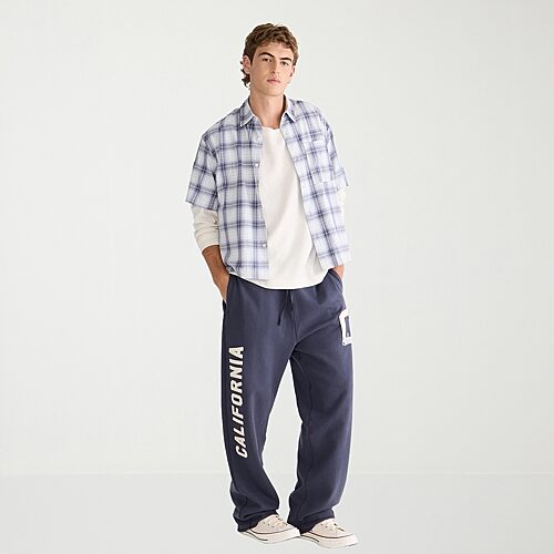 Aéropostale Mens Regular Fit Fleece Sweatpant In Gray