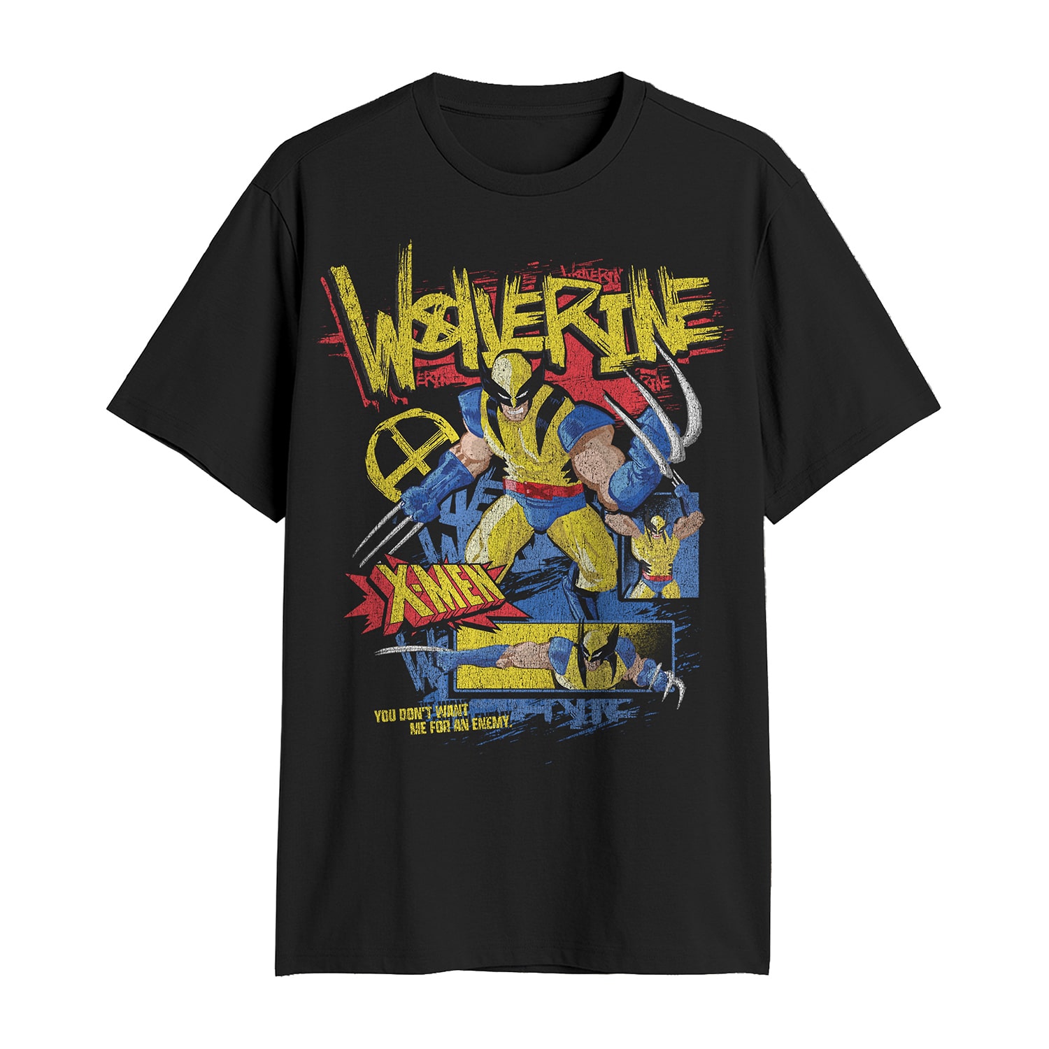 Novelty Mens Crew Neck Short Sleeve Regular Fit Powerpuff Girls Graphic T-Shirt
