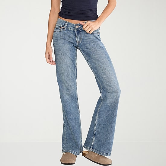 AEROPOSTALE Womens Juniors Low Rise Flare Leg Jean