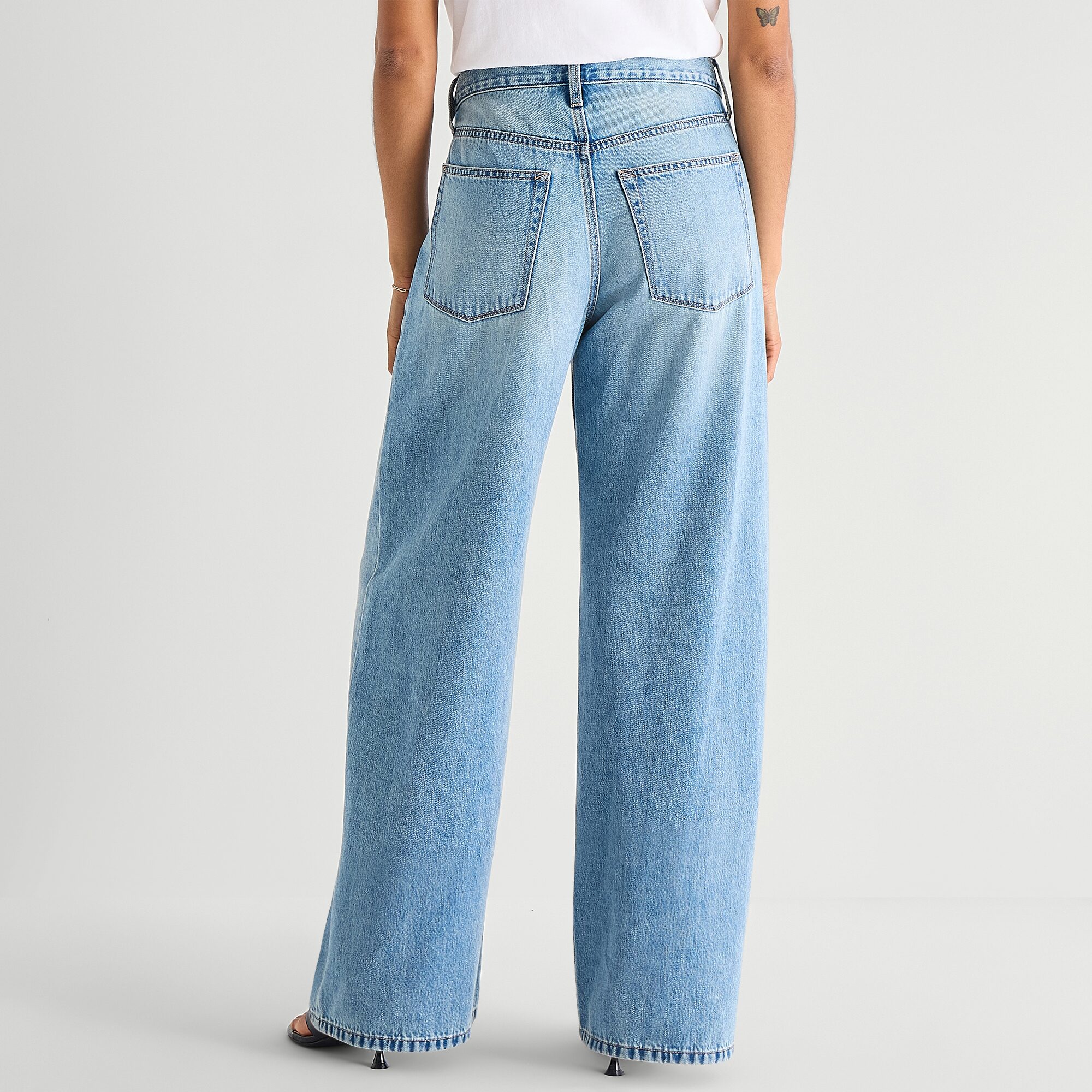 a.n.a Womens Tall Low Rise Loose Jean