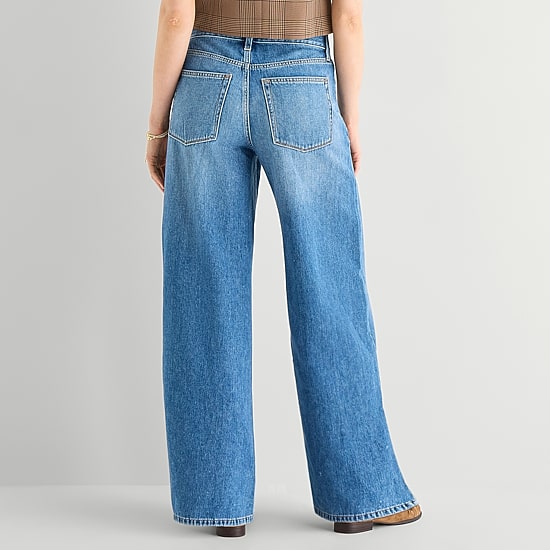 A.N.A Womens Low Rise Loose Jean