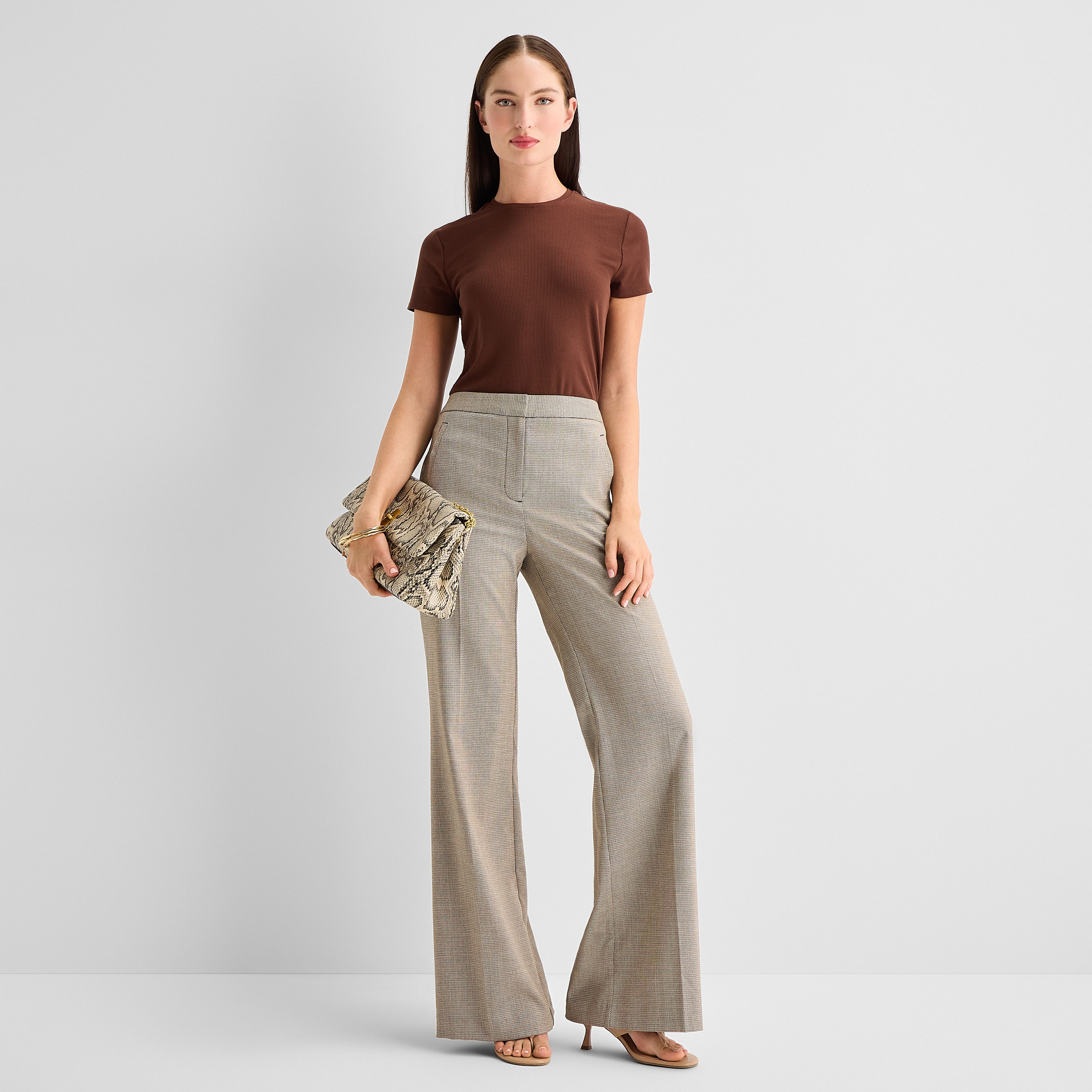 Worthington Tall Womens Fit and Flare Pant