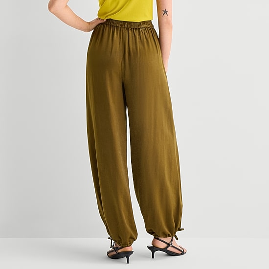 Worthington Tall Womens Pull On Balloon Pant