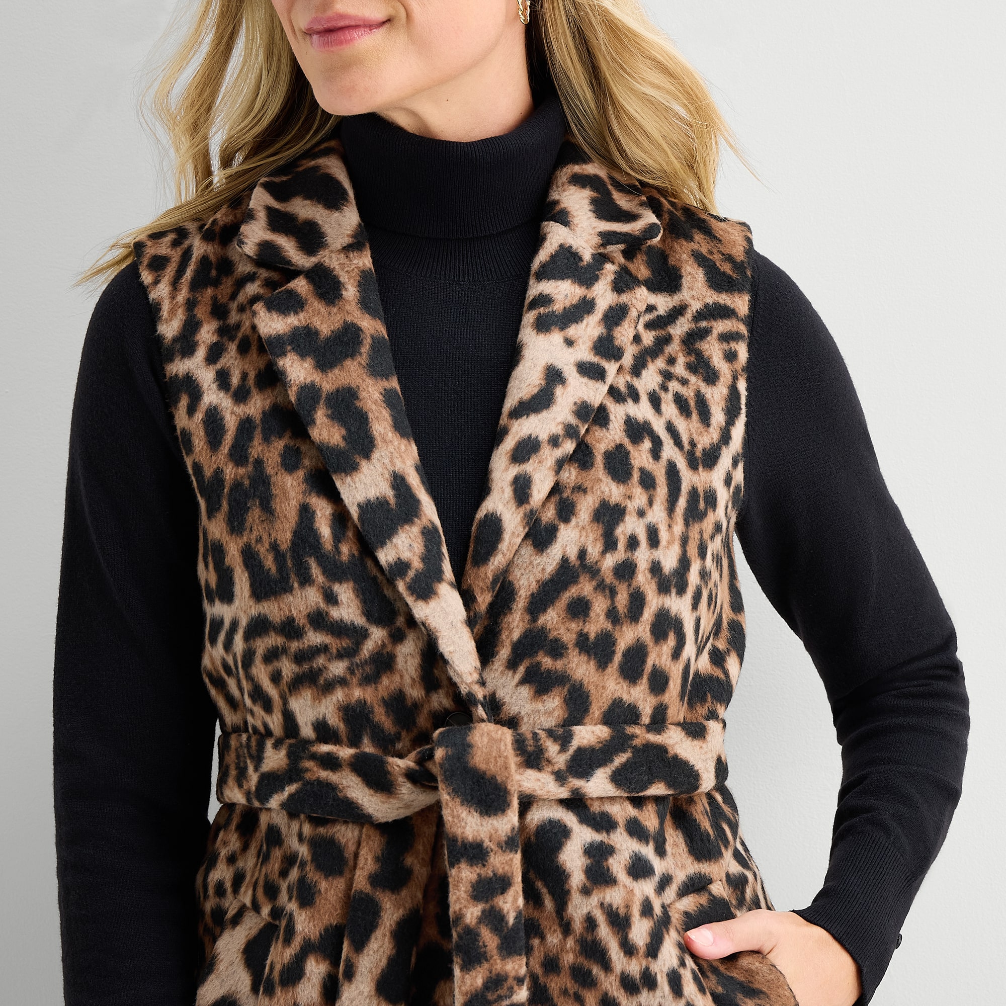 Liz Claiborne Womens Tall Soft Shell Vest