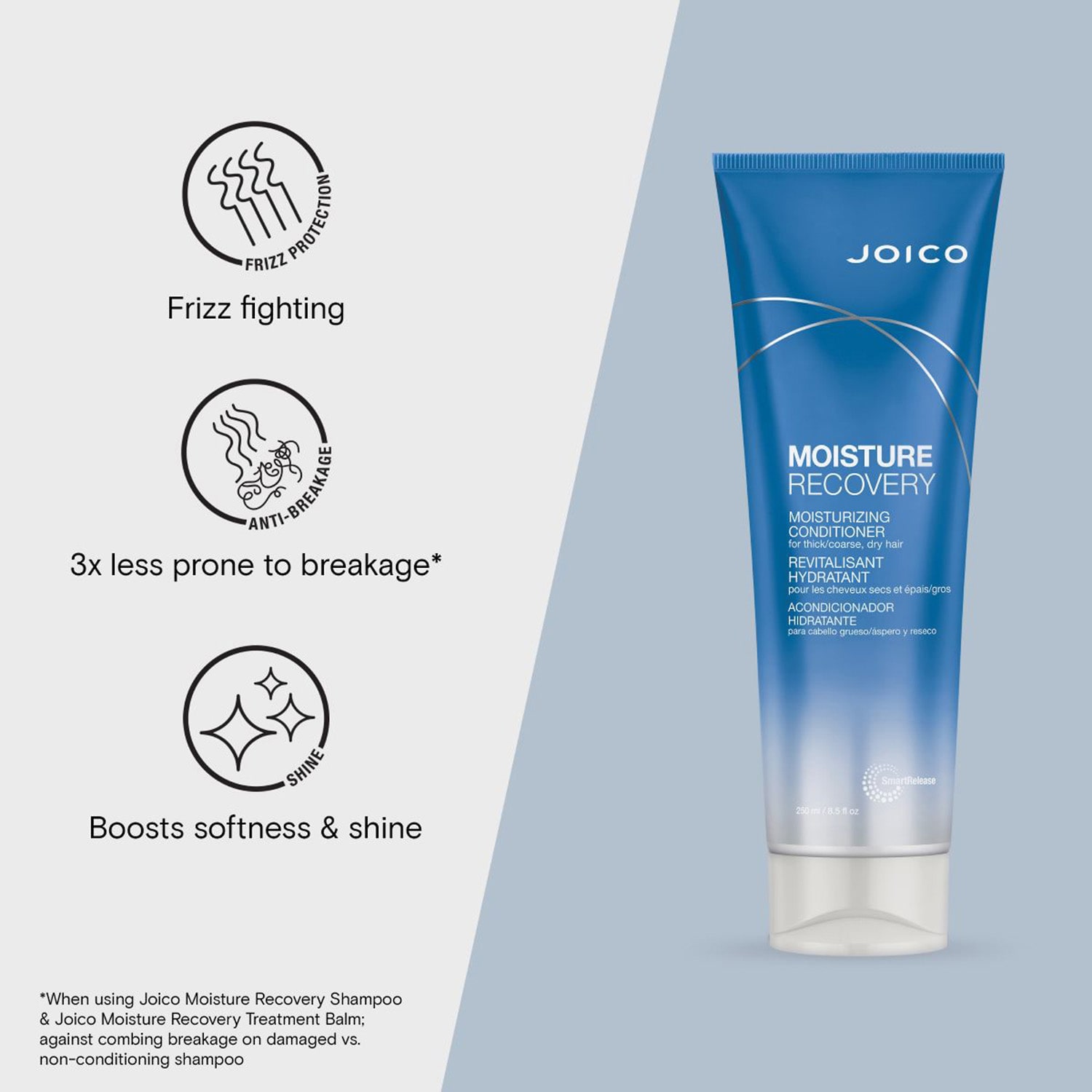 Joico Moisture Recovery Duo With Free Hold Hero Hairspray, 1.5 Oz 3-pc. Value Set