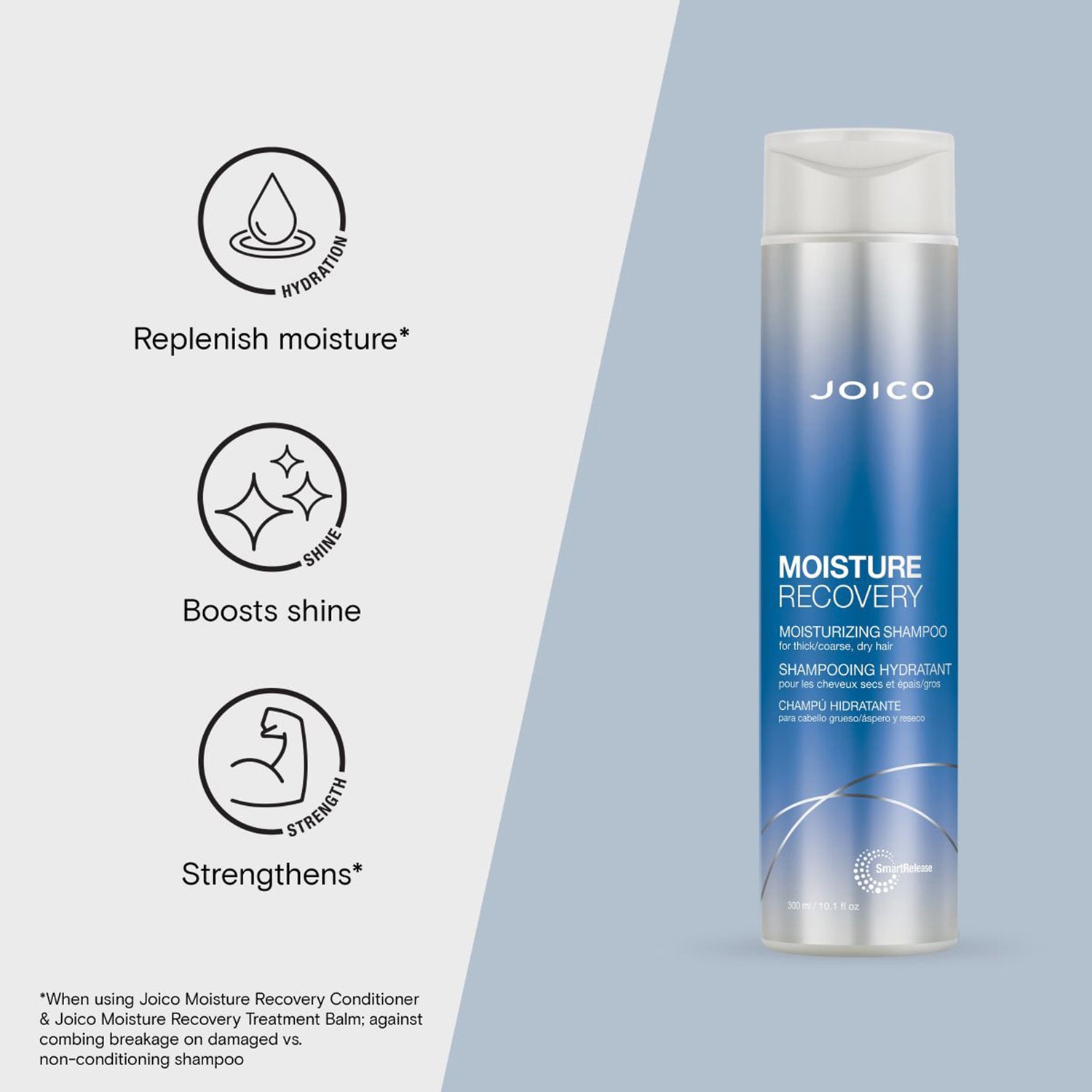 Joico Moisture Recovery Duo With Free Hold Hero Hairspray, 1.5 Oz 3-pc. Value Set