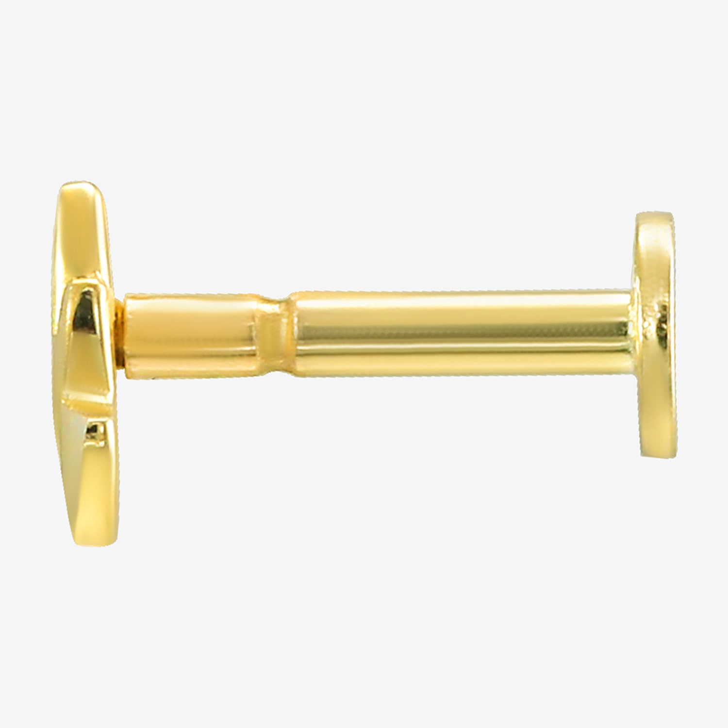 Gold Addiction Womens 10K Gold 7mm Single Earring