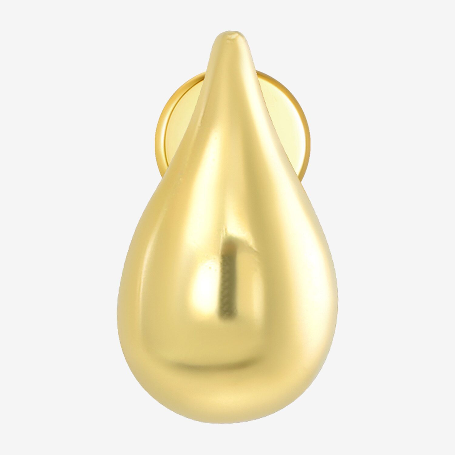 Gold Addiction Womens 10K Gold 7mm Single Earring