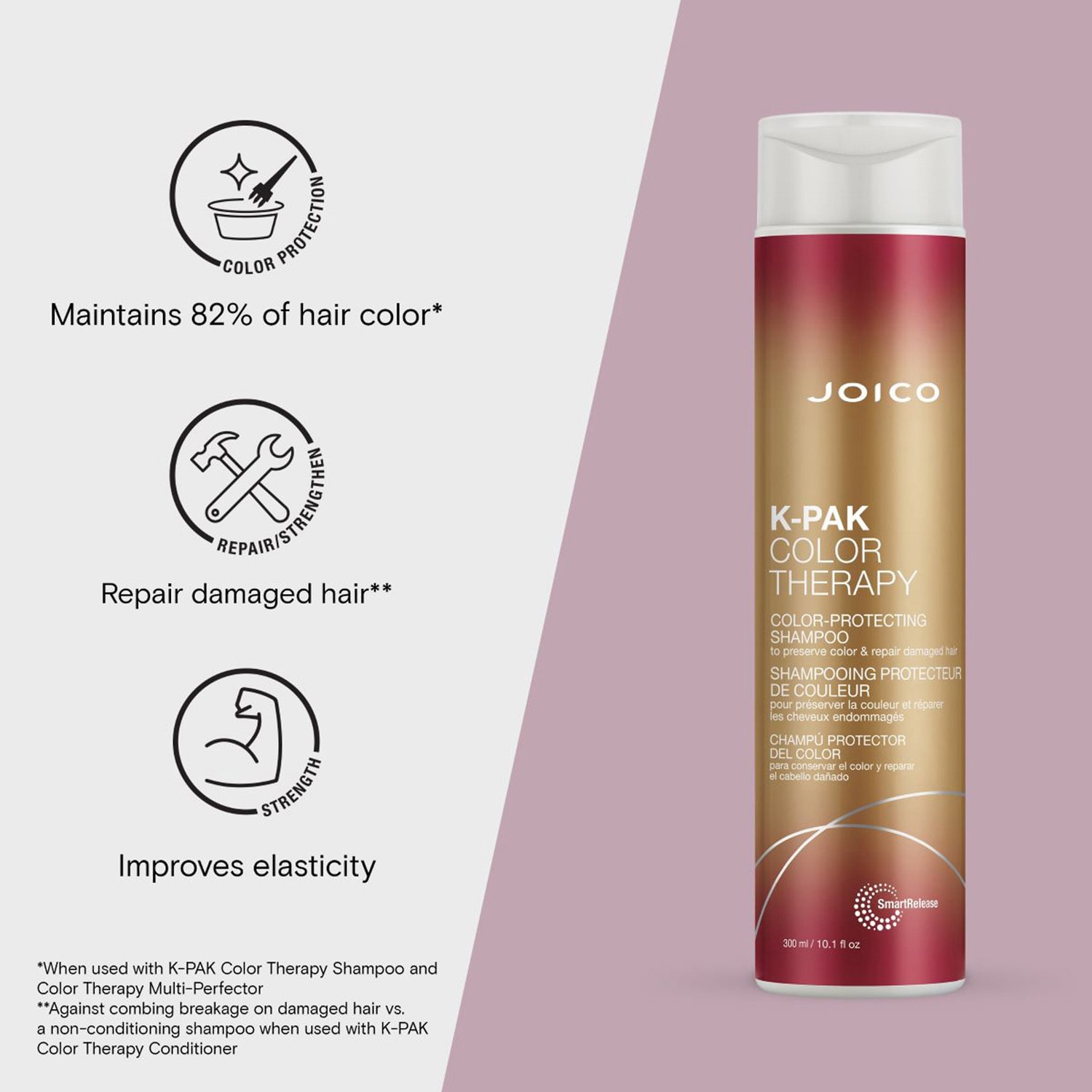 Joico K-Pak Color Therapy Duo With Free Hold Hero Hairspray, 1.5 Oz 3-pc. Value Set