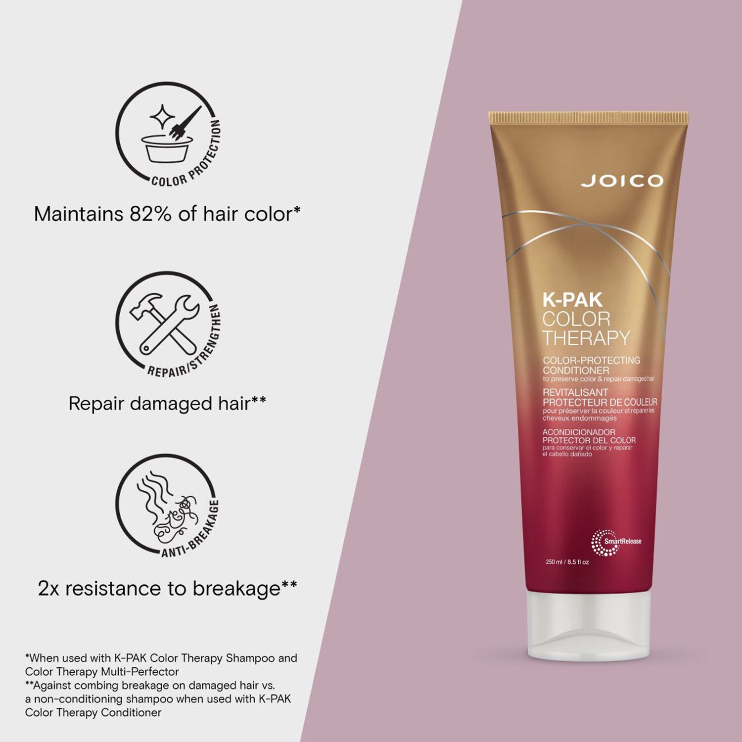 Joico K-Pak Color Therapy Duo With Free Hold Hero Hairspray, 1.5 Oz 3-pc. Value Set