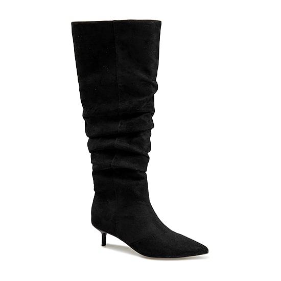 RM Rebecca Minkoff Womens Penelope Kitten Heel Slouch Boots