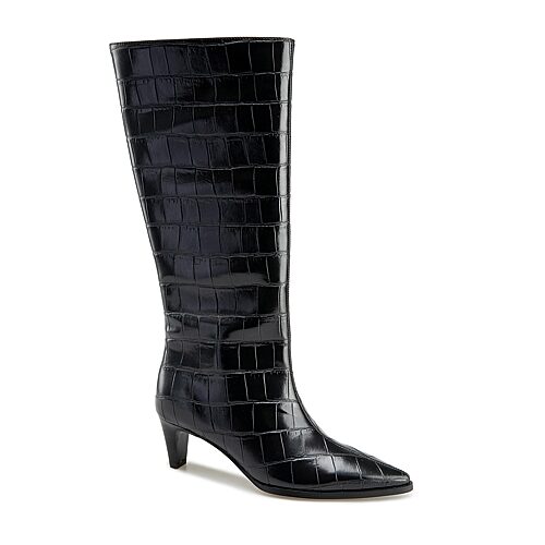 RM Rebecca Minkoff Womens Stiletto Heel Dress Boots, 9 1/2 Medium, Black