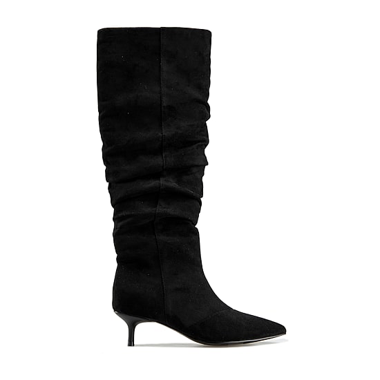 RM Rebecca Minkoff Womens Penelope Kitten Heel Slouch Boots