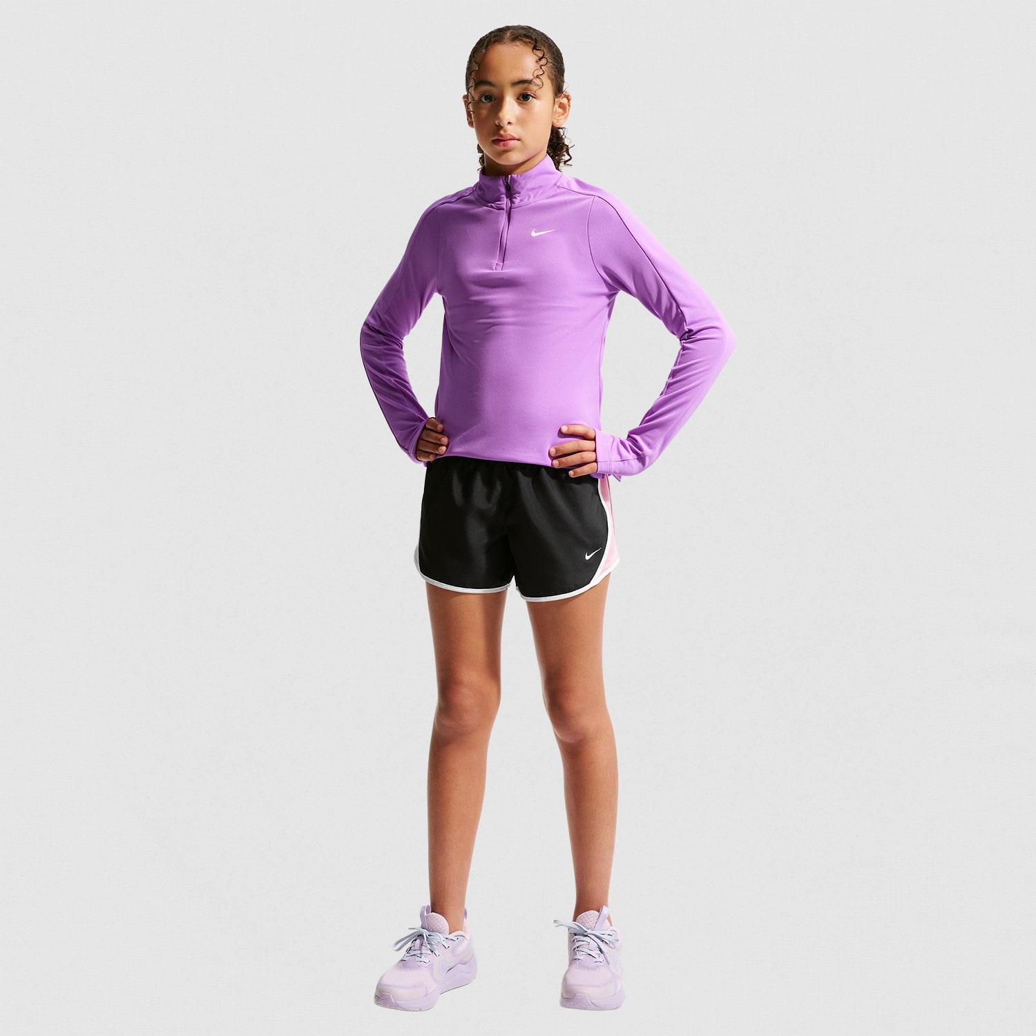 Nike Dri-Fit Tempo Big Kid Girls Woven Running Short