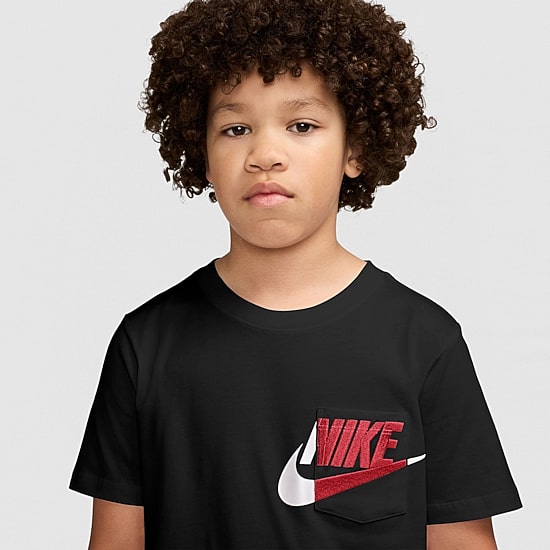 Nike Club Big Kid Unisex Crew Neck Short Sleeve Regular Fit Graphic T ...