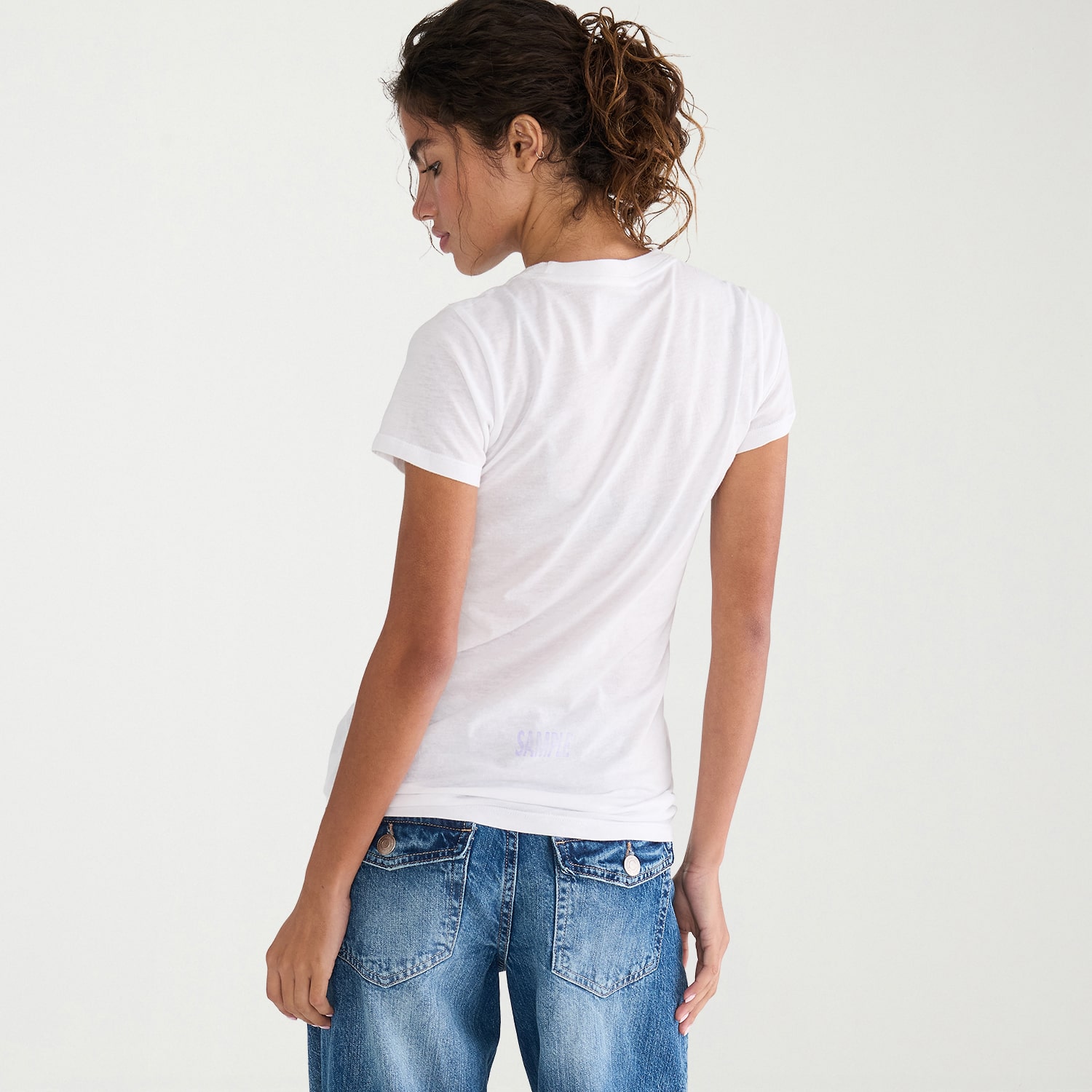 AEROPOSTALE Womens Juniors Crew Neck Short Sleeve Regular Fit Graphic T-Shirt