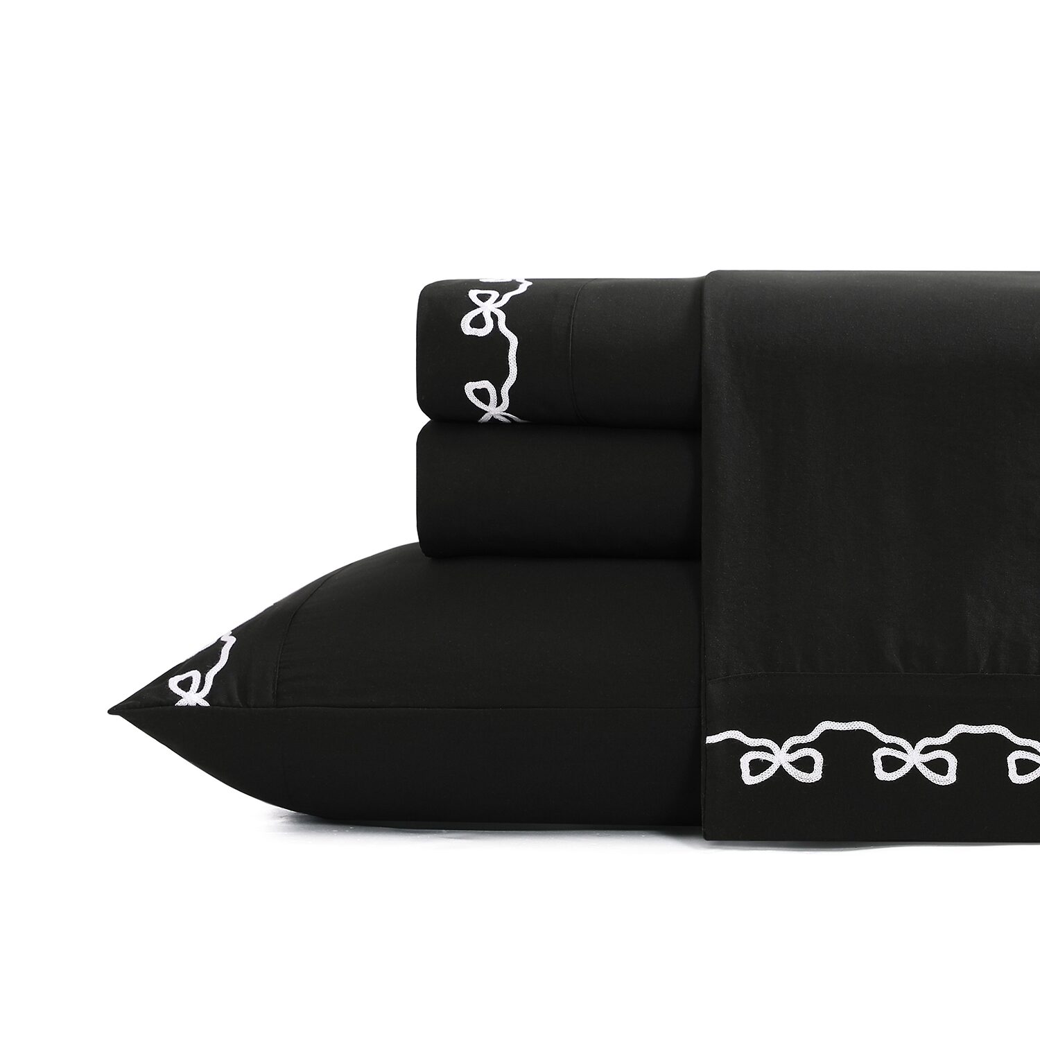 Beatrice Home Fashions Elle Décor Embroidered Sheet Set