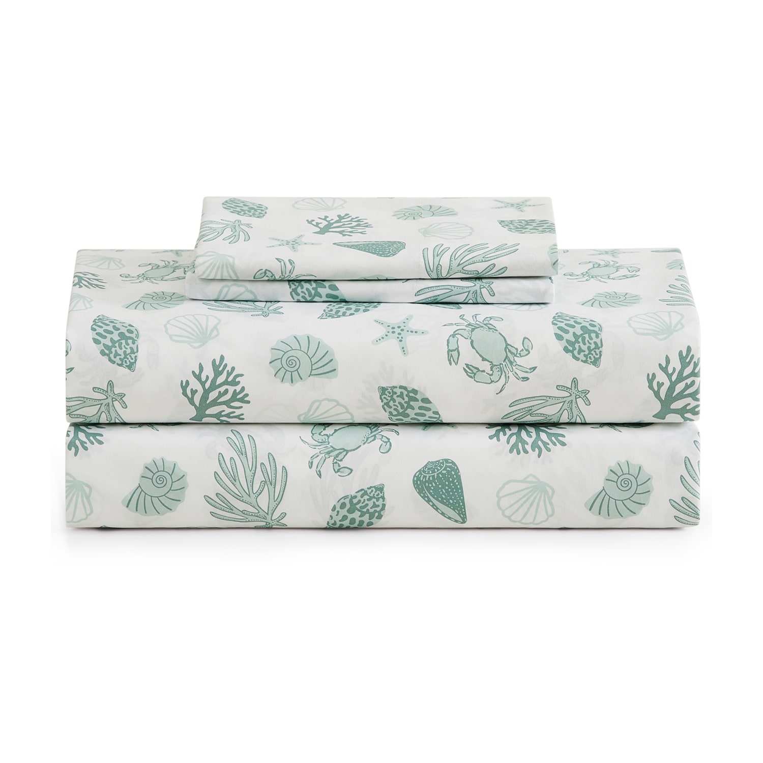 Beatrice Home Fashions Caribbean Joe Coastal 4pc Sheet Set