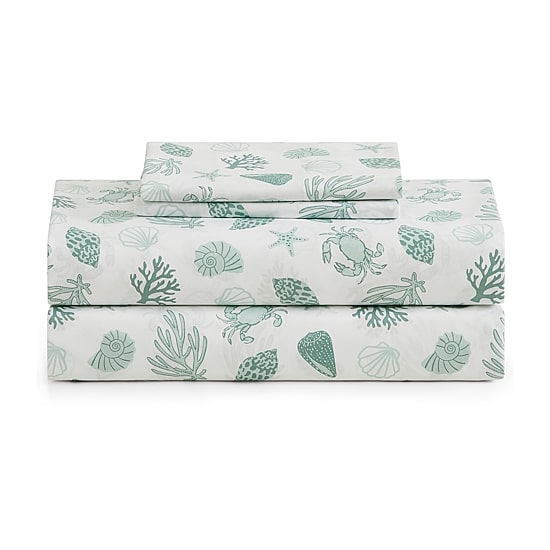 Beatrice Home Fashions Caribbean Joe Coastal 4pc Sheet Set