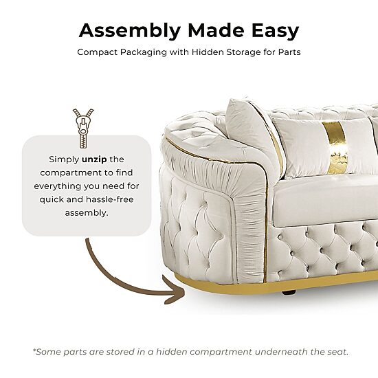 Furniture of America™  SERA Cushioned Accent Chair in Beige