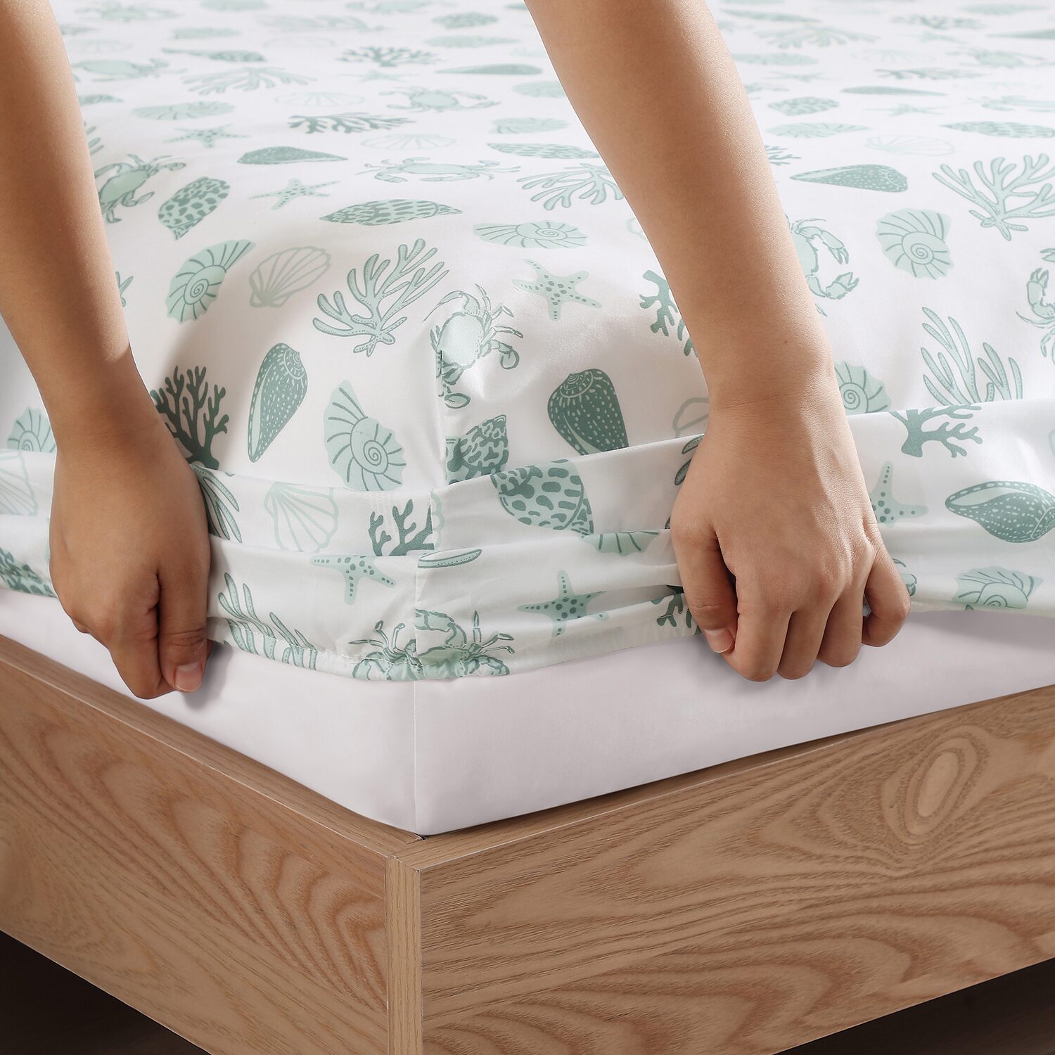 Beatrice Home Fashions Caribbean Joe Coastal 4pc Sheet Set