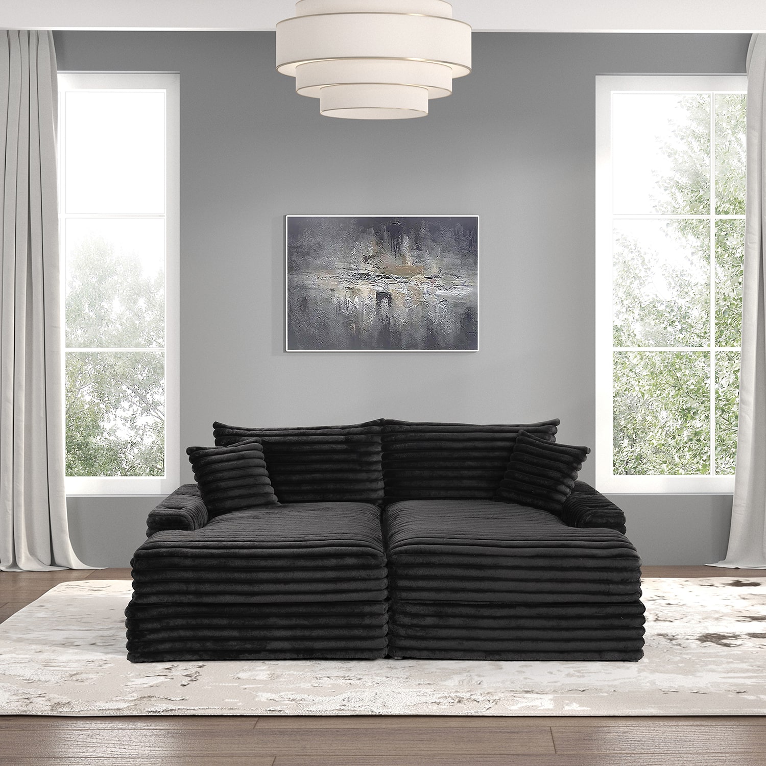 Furniture of America™  LIANNA Chaise Lounge with Cup Holder and USB Port
