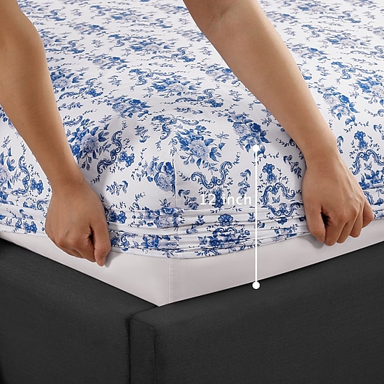 Beatrice Home Fashions Elle Décor Printed Sheet Set