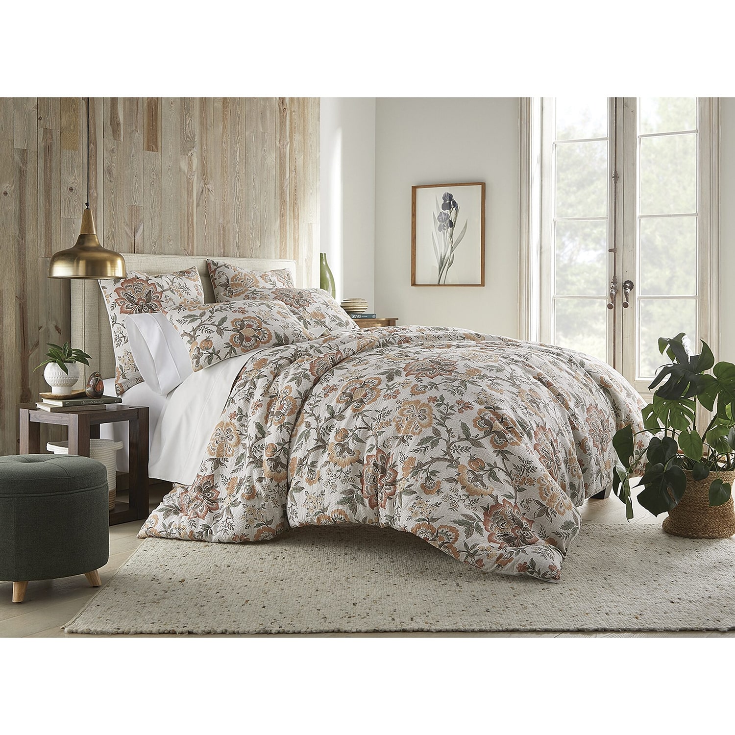 Linden Street Brook 3-pc. Floral Duvet Cover Set