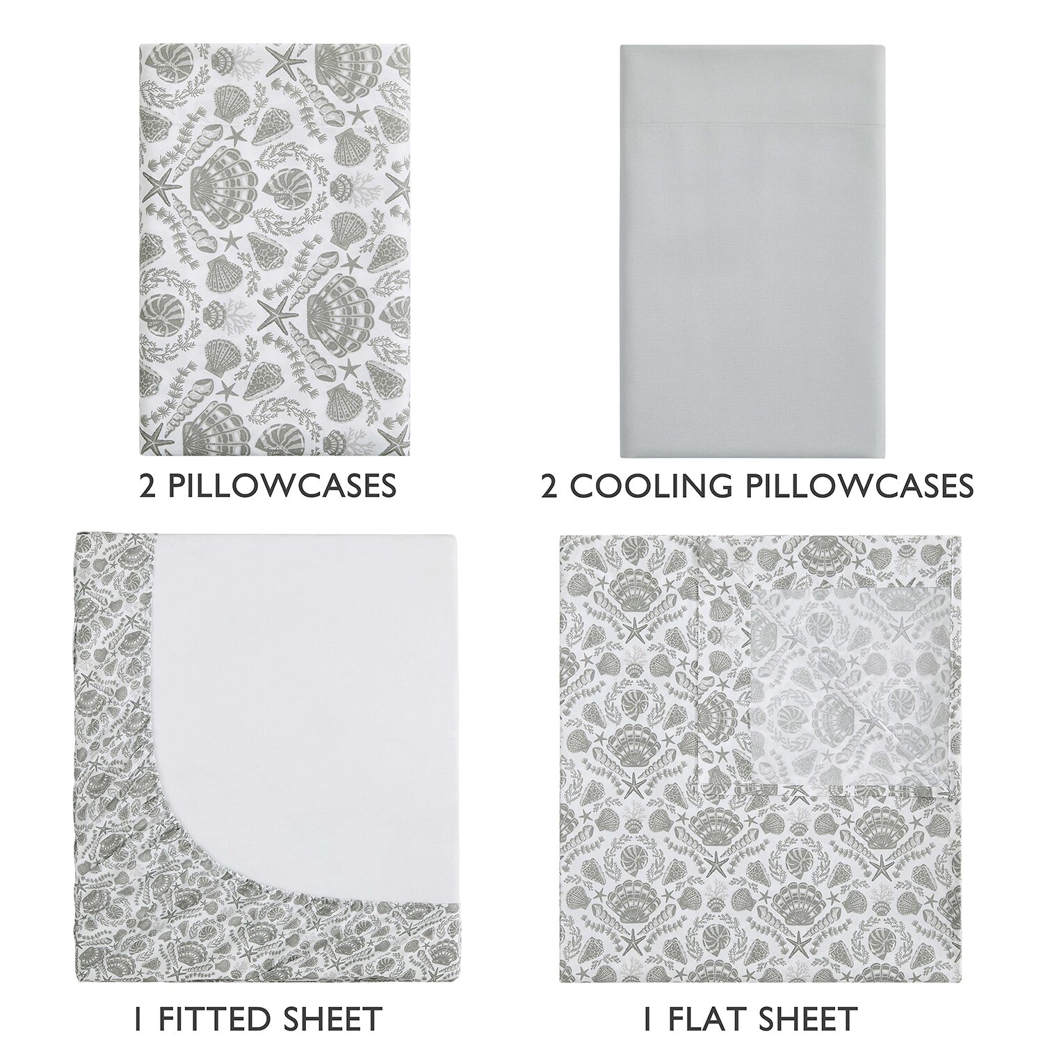 Beatrice Home Fashions Caribbean Joe Cooling 6pc Sheet Set