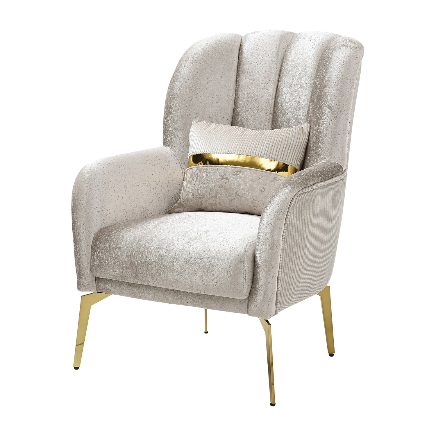 Furniture of America™  VERA Cushioned Accent Chair in Beige