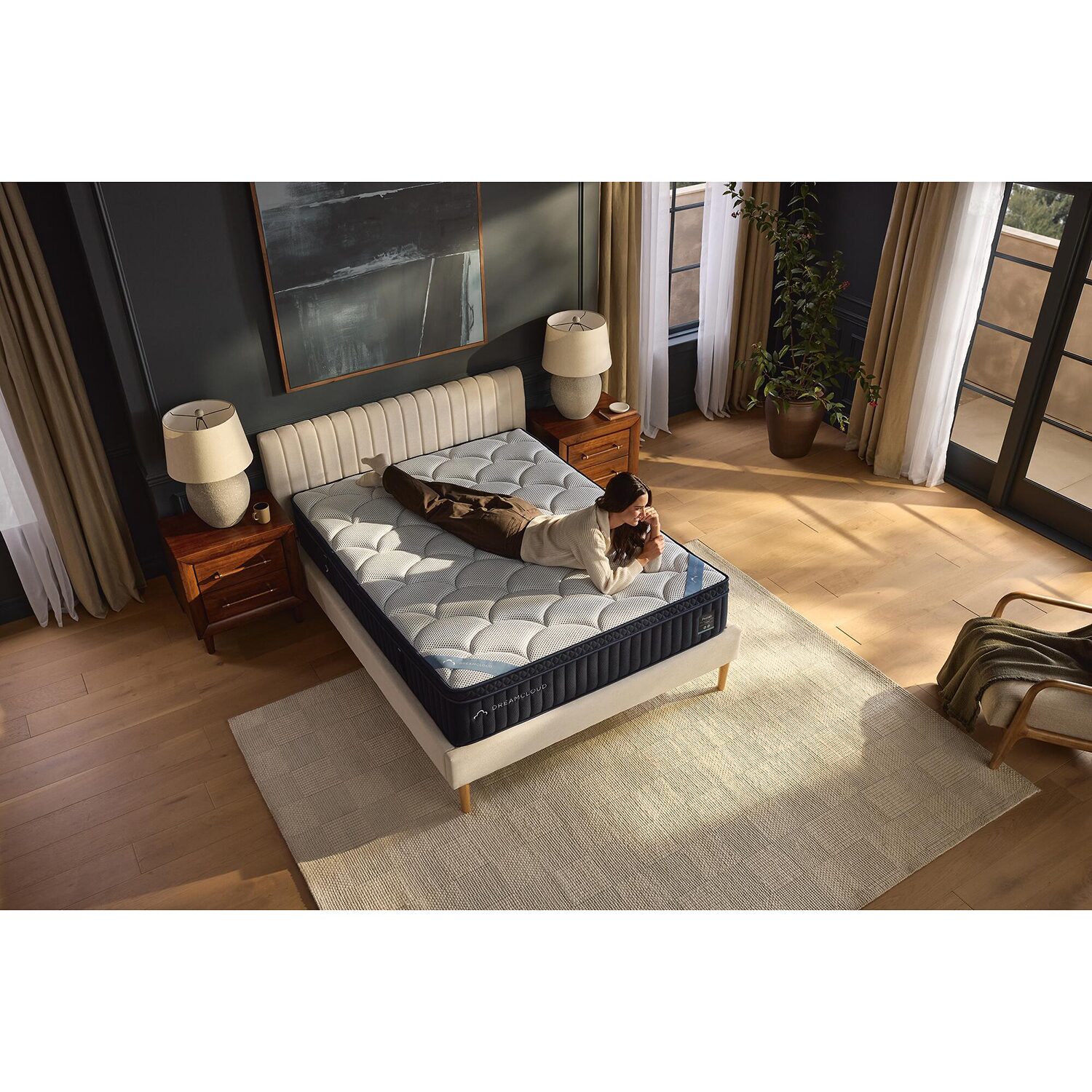 Signature Design by Ashley DreamCloud 13" Hybrid Premier 4.0 Plush Euro Top - Mattress A Box