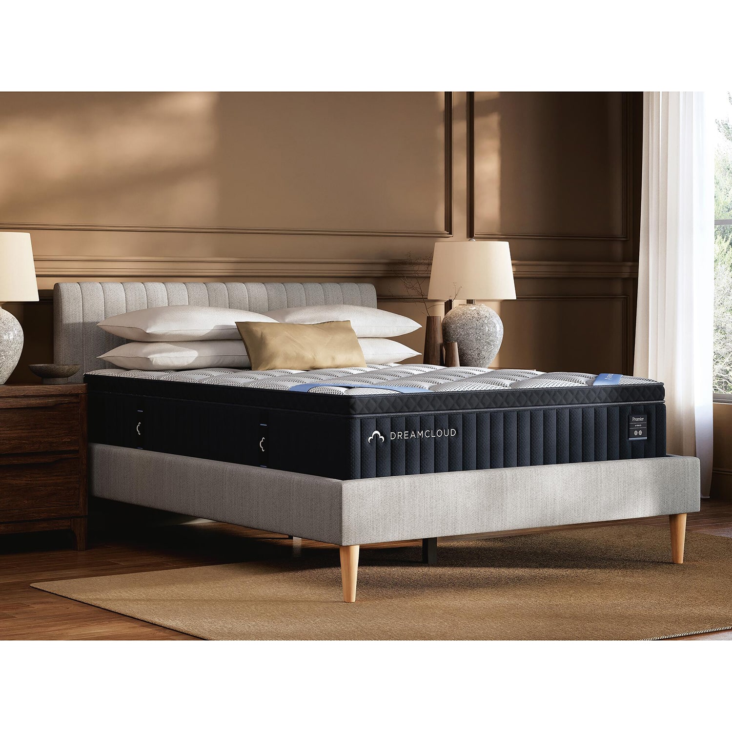 Signature Design by Ashley DreamCloud 13" Hybrid Premier 4.0 Plush Euro Top - Mattress A Box