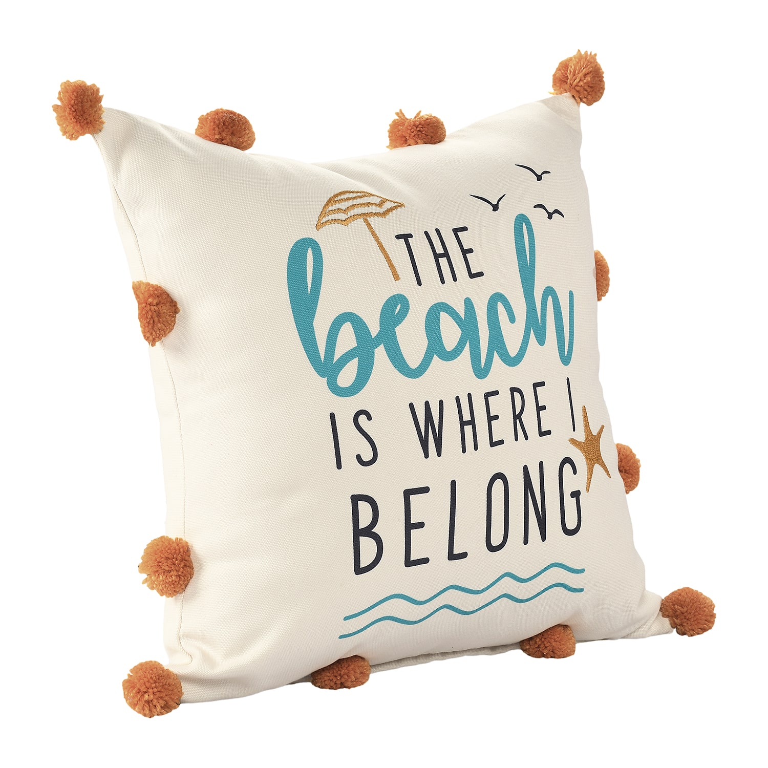 LR Home Piper Square Throw Pillow