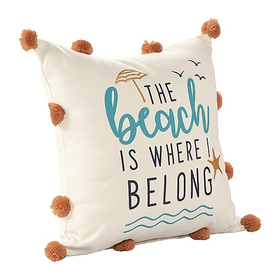 LR Home Piper Square Throw Pillow