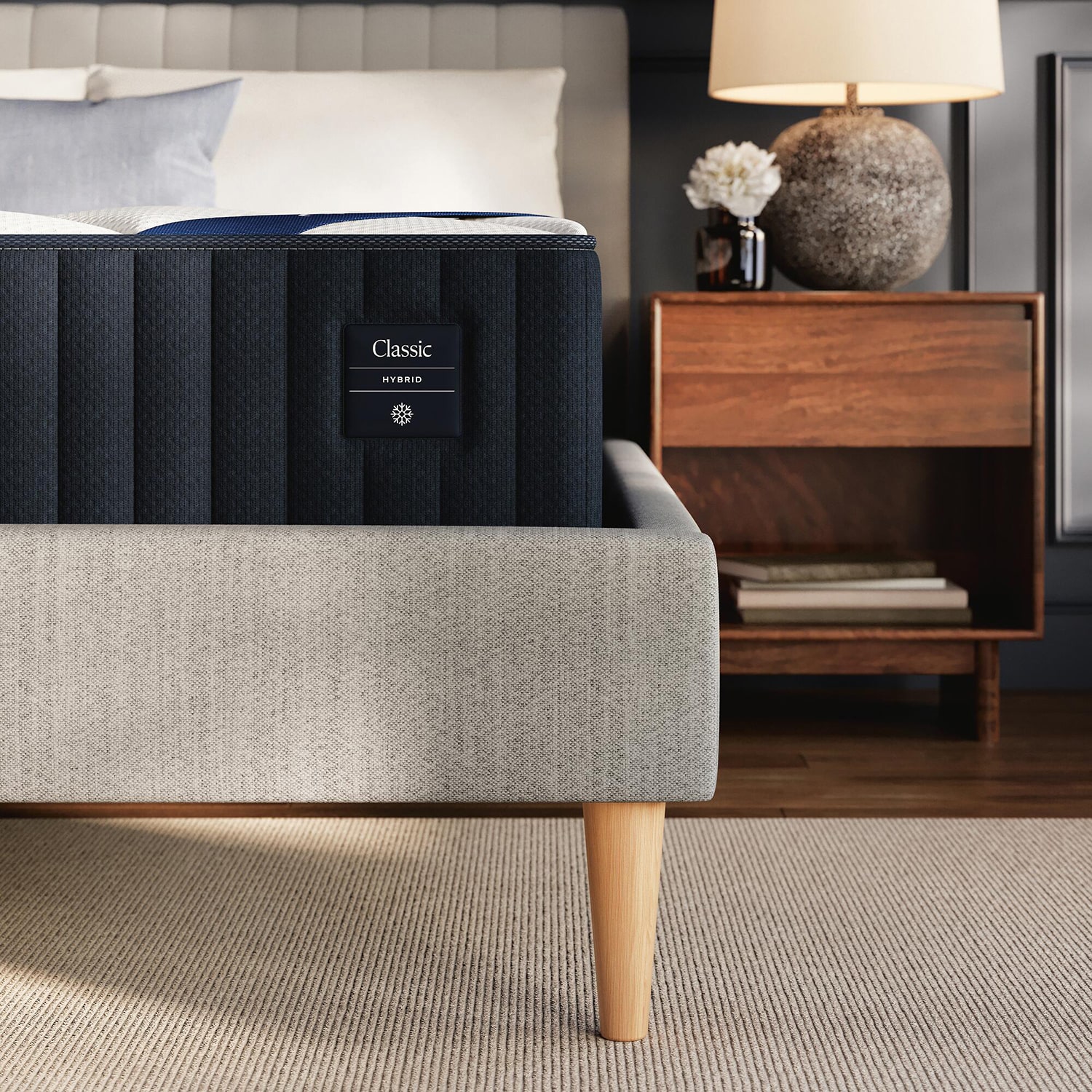 Signature Design by Ashley DreamCloud 12" Hybrid Classic Medium Tight Top - Mattress A Box