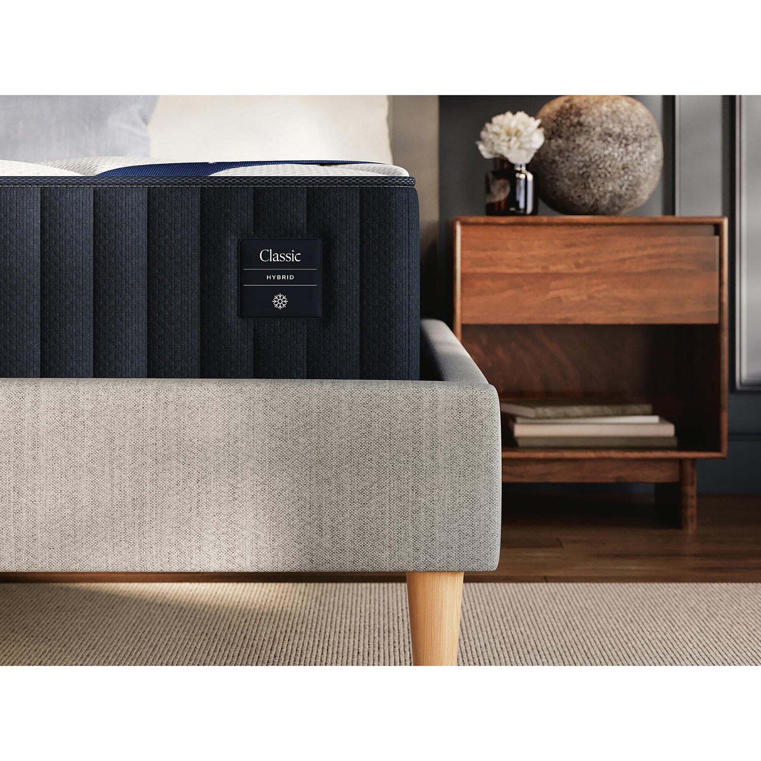 Signature Design by Ashley DreamCloud 12" Hybrid Classic Medium Tight Top - Mattress A Box