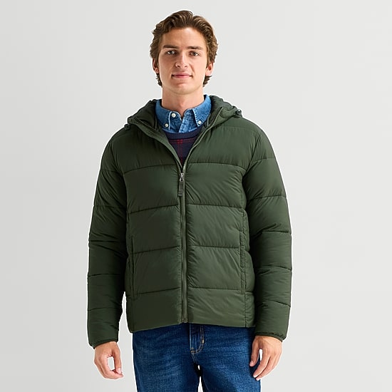 St. John's Bay Mens Puffer Jacket