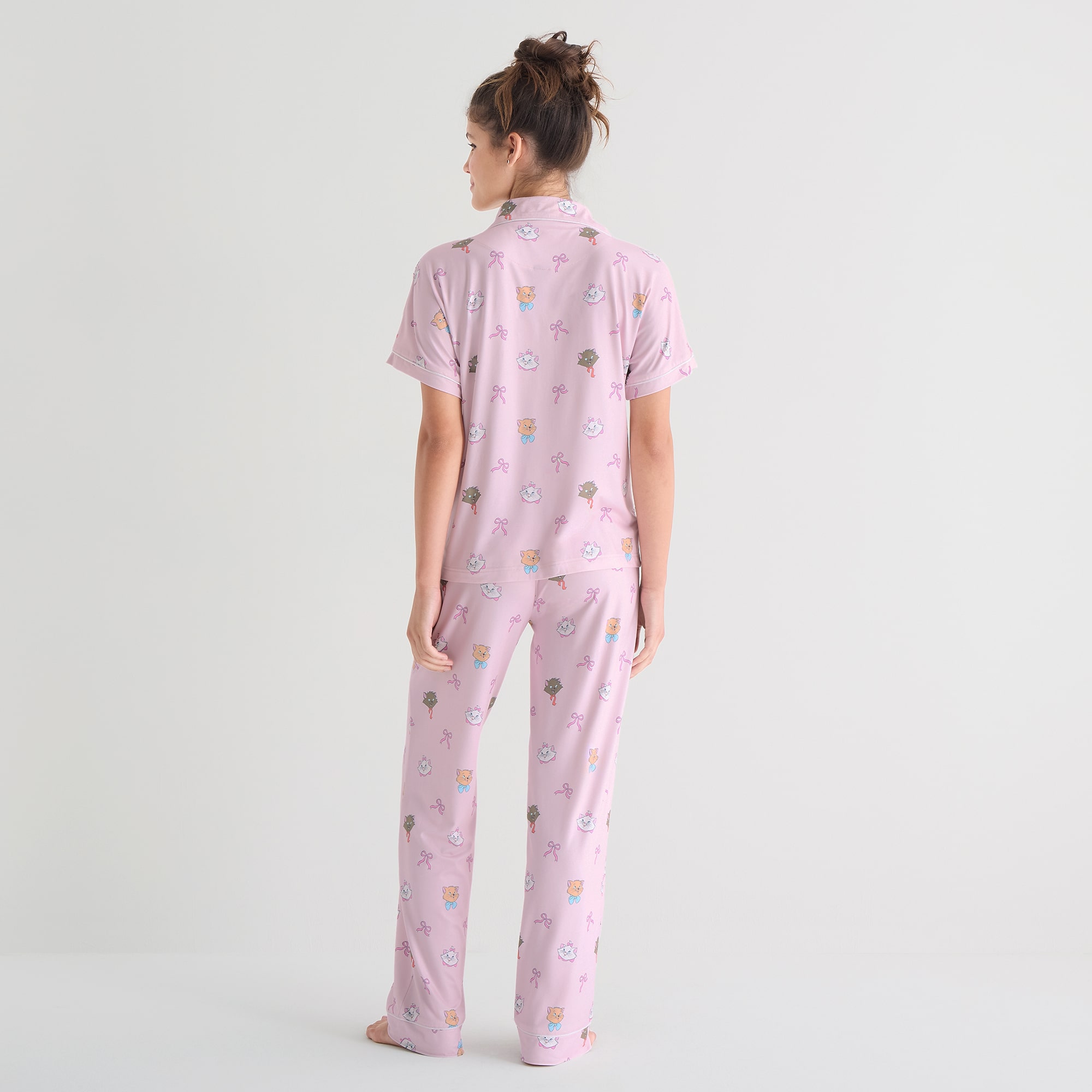 Disney Mjc Womens The Aristocats Long Sleeve 2-pc. Pajama Set